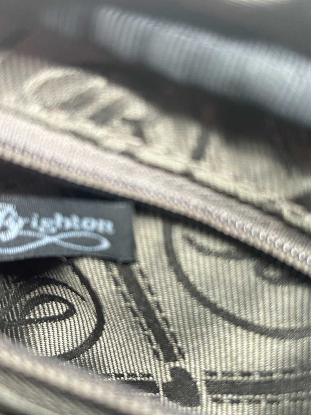 BRIGHTON Ferrara Dominique Leather Crossbody Camera Bag Whiskey Patchwork $295 - Picture 12 of 13